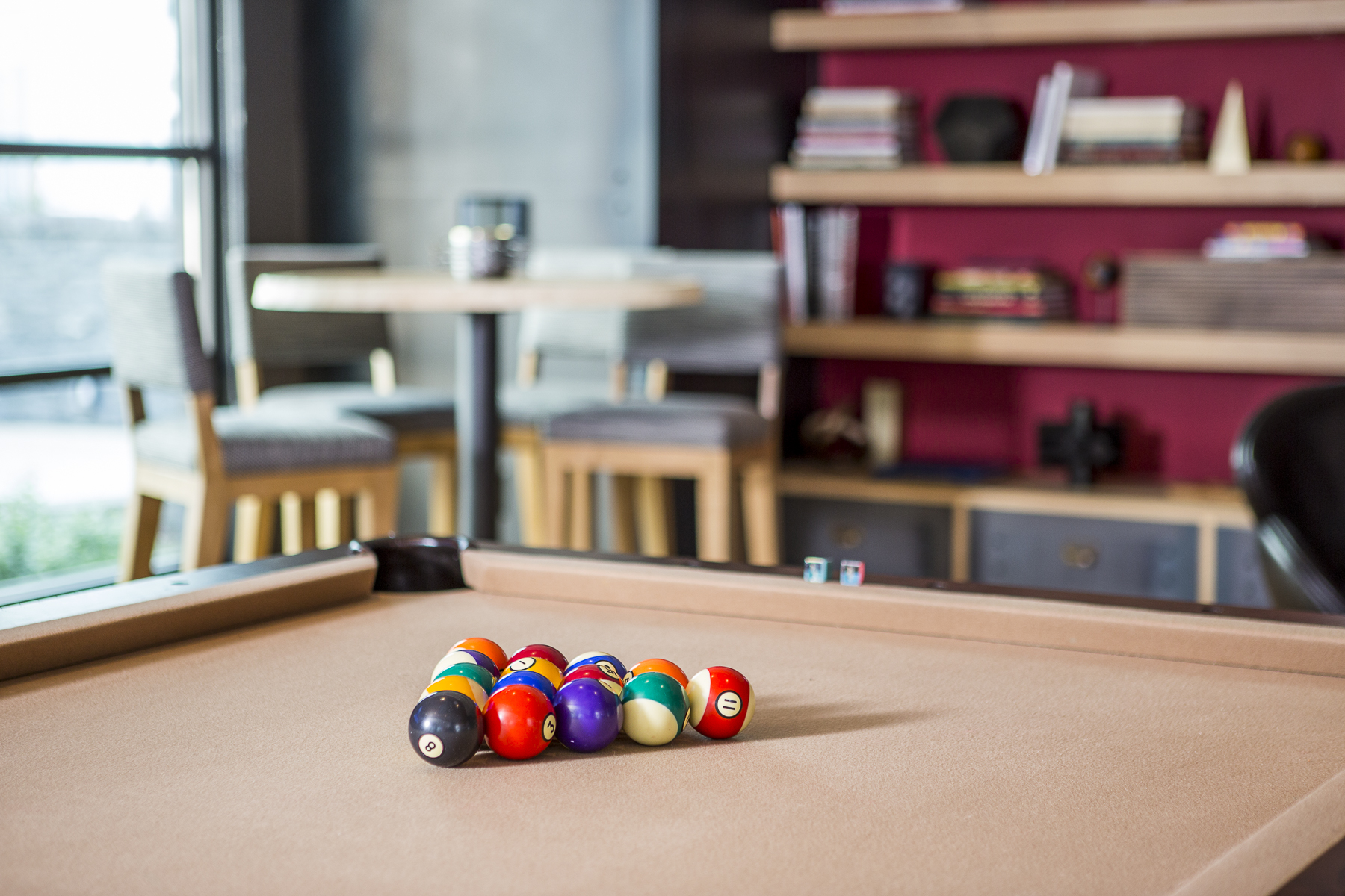 Lounge with billiards